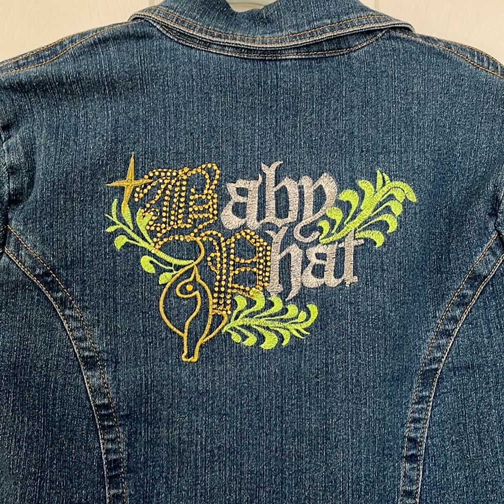 Vintage Baby Phat Denim Jean Jacket Size XL